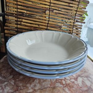 Sango Renaissance Arcadia Blue Bowls Set Of 5